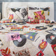 VINILE Set așternut 4 piese, 200x220cm