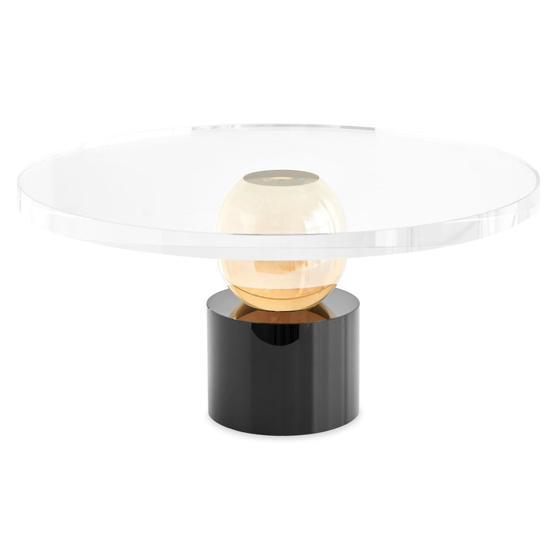 ASLAN Platou servire, sticlă, D.27cm