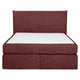 CARLINI Pat tapițat boxspring, 160x200cm, saltea inclusă