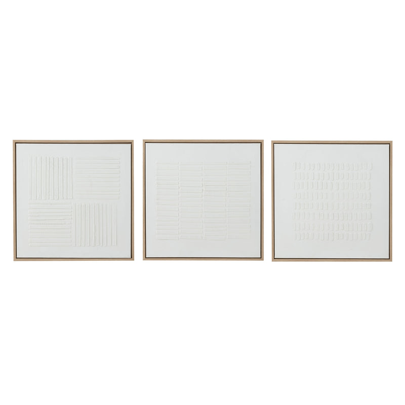 WHITE CANVAS Set 3 tablouri