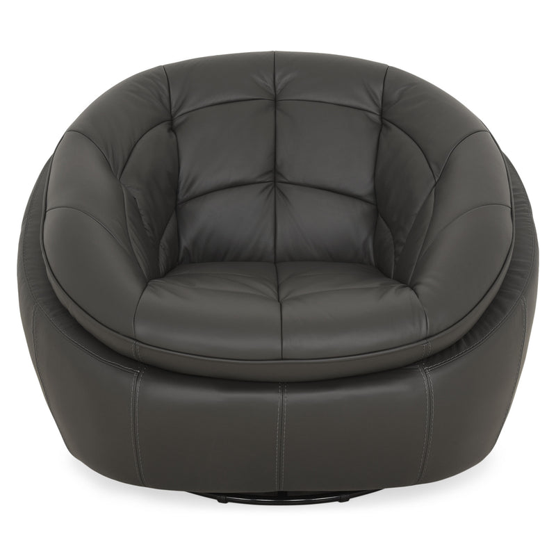 CHICAGO Fotoliu rotativ, piele