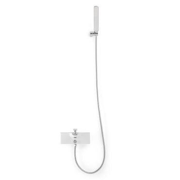 EVA Set baterie cada, cromat/alb - Articol resigilat