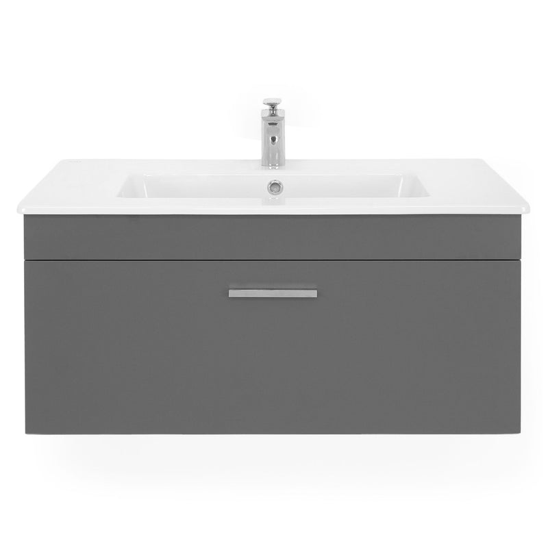 GENEL Set mobilier baie, mască lavoar și lavoar