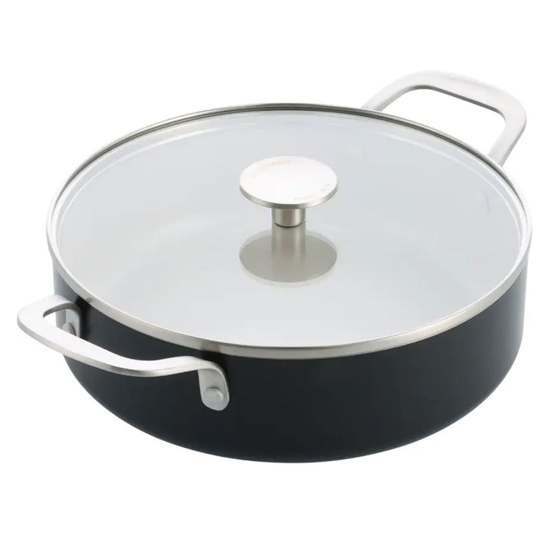 KITCHEN AID Cratiță cu capac, aluminiu, D.24cm