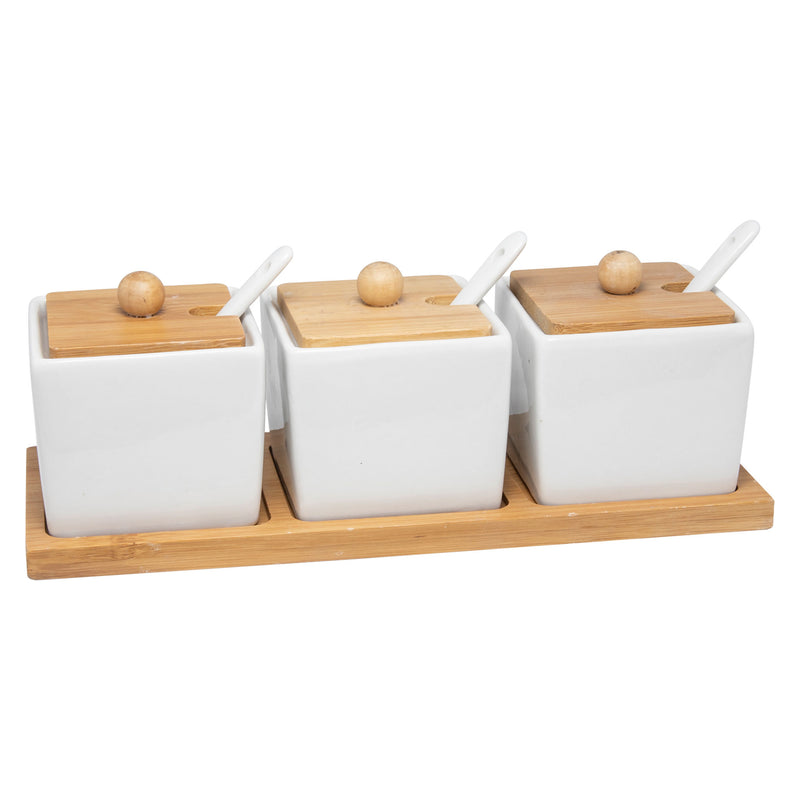 BAMBOO Set recipiente condimente