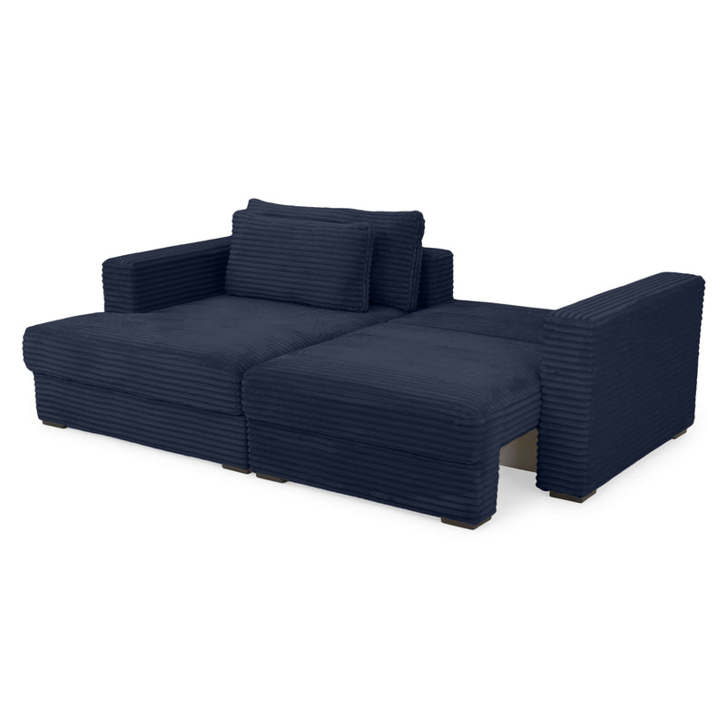 ERDING Colțar extensibil, șezlong stânga/dreapta, ladă depozitare inclusă, stofă