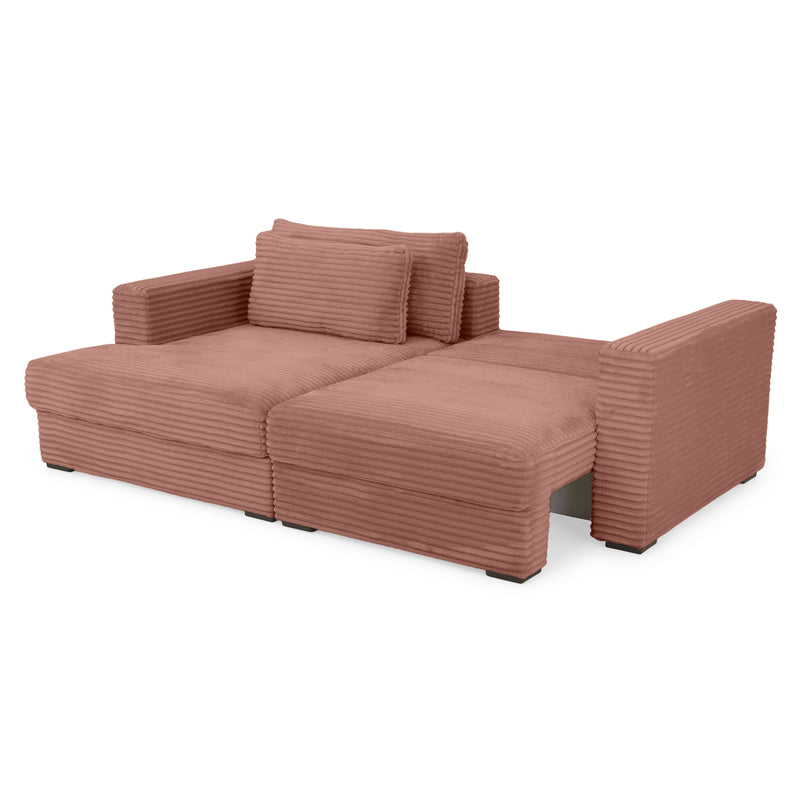 ERDING Colțar extensibil, șezlong stânga/dreapta, ladă depozitare inclusă, stofă