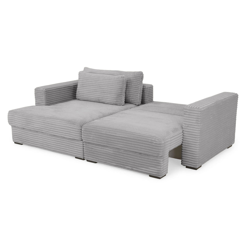 ERDING Colțar extensibil, șezlong stânga/dreapta, ladă depozitare inclusă, stofă