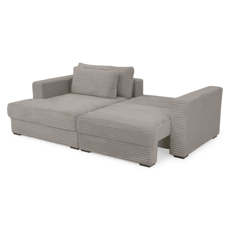 ERDING Colțar extensibil, șezlong stânga/dreapta, ladă depozitare inclusă, stofă