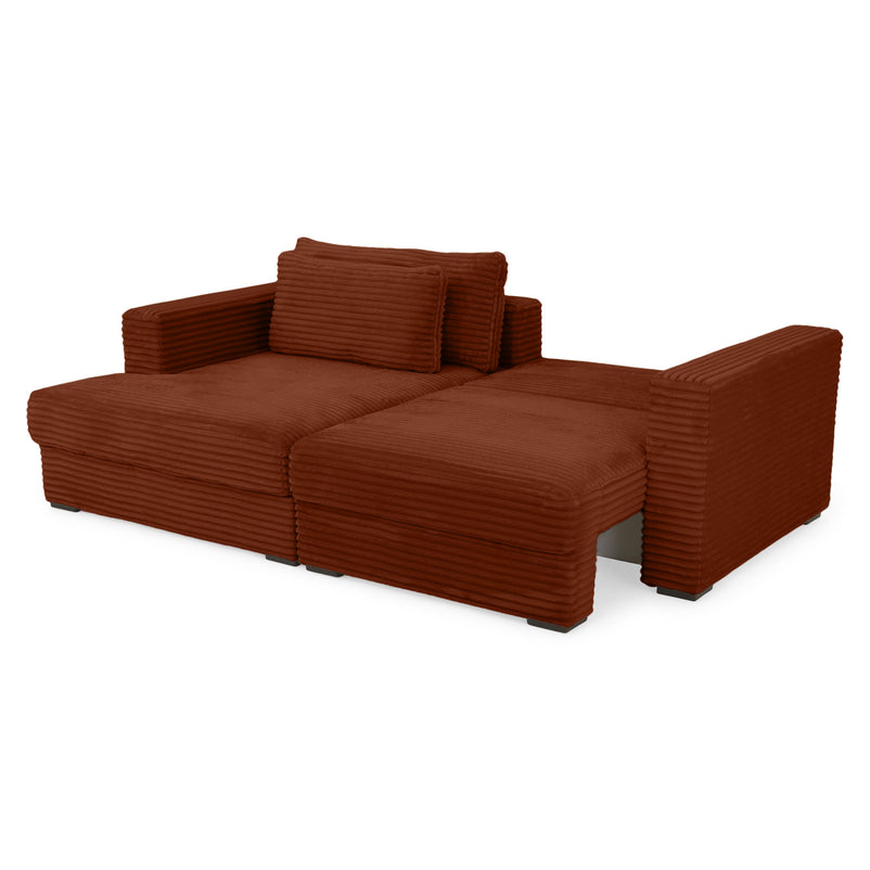 ERDING Colțar extensibil, șezlong stânga/dreapta, ladă depozitare inclusă, stofă