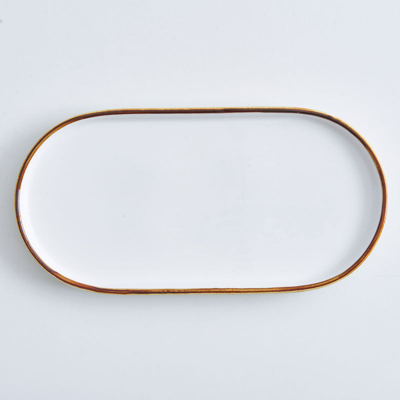 TERRA Platou servire, porțelan, L.36cm