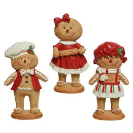 GINGERBREAD Set 3 figurine