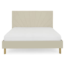 RING Pat cu tăblie tapițată 160x200cm, somieră inclusă