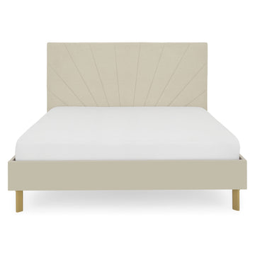 RING Pat cu tăblie tapițată 160x200cm, somieră inclusă de la Mobexpert