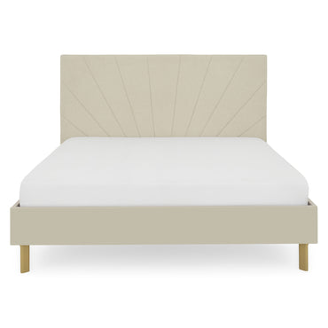 RING Pat cu tăblie tapițată 160x200cm, somieră inclusă