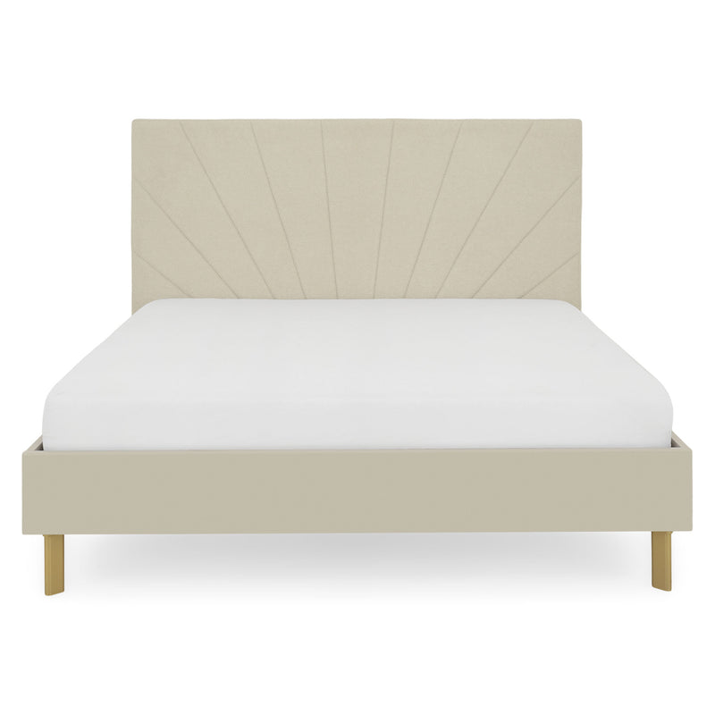 RING Pat cu tăblie tapițată 160x200cm, somieră inclusă