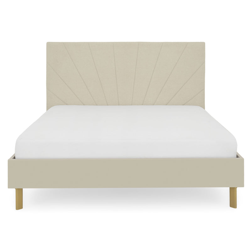 RING Pat cu tăblie tapițată 160x200cm, somieră inclusă