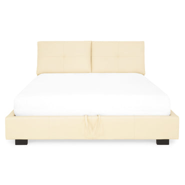 GRANT Pat tapițat, 160x200cm, somieră rabatabilă și ladă incluse