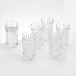 ANSEL Set 6 pahare diverse băuturi, 330ml