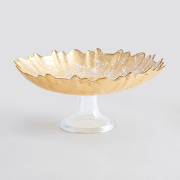 PALACE Bol cu picior, sticlă, D.33cm