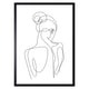 WOMAN BACK Tablou