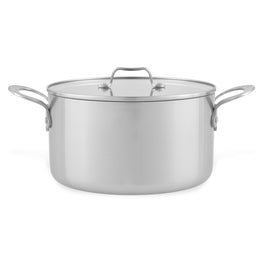 MAUVIEL Oală cu mânere și capac, inox