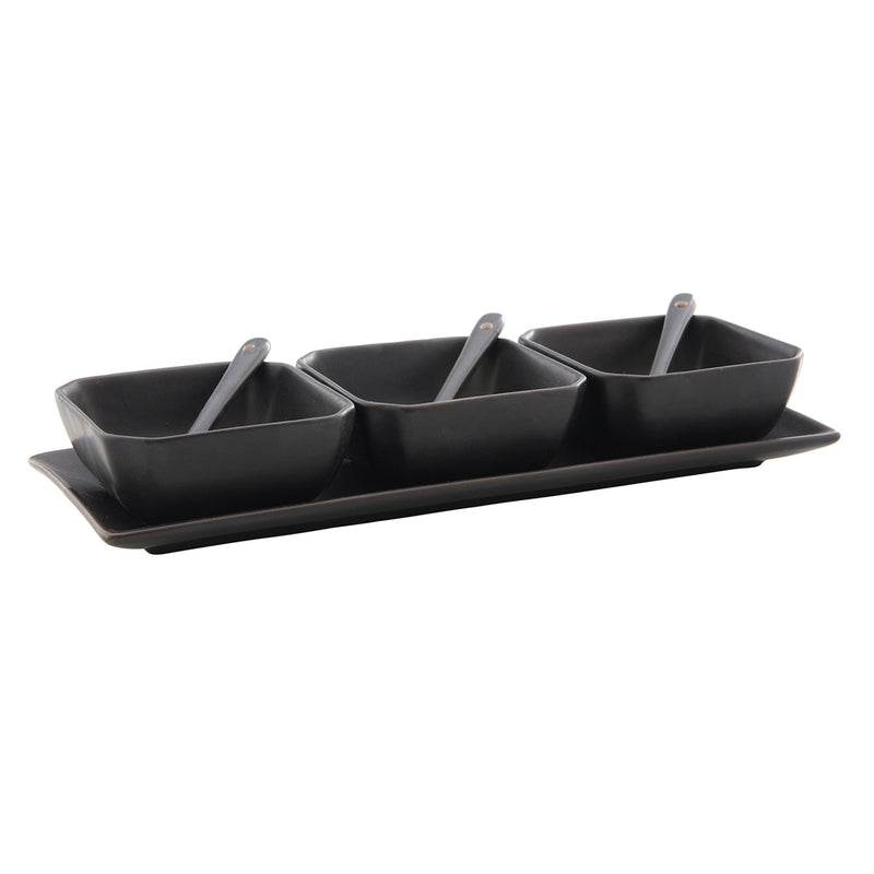 BAMBOO Set 7 piese servire aperitive