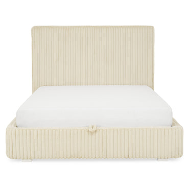 MARYANNE Pat tapițat, 160x200cm, somieră și ladă depozitare incluse
