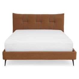 LARWIN Pat tapițat, 160x200cm, somieră inclusă