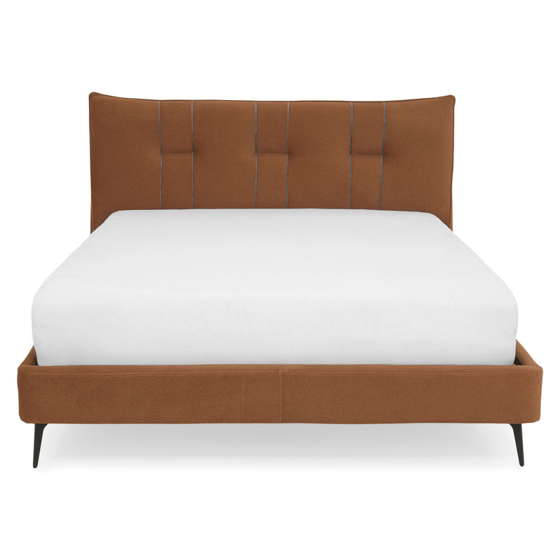 LARWIN Pat tapițat, 160x200cm, somieră inclusă