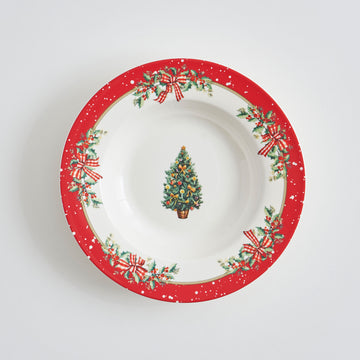 MAGIC CHRISTMAS Farfurie supă, porțelan, D.22cm de la Mobexpert