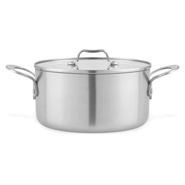 MAUVIEL Oală cu mânere și capac, inox