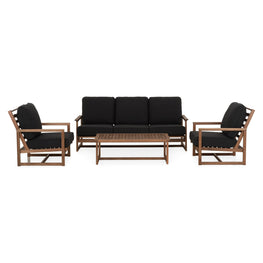 MARQUISE Set mobilier terasă/grădină, 2 fotolii, canapea și măsuță