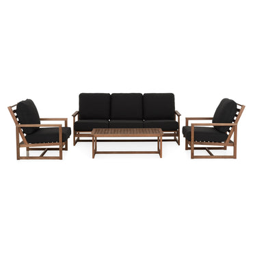 MARQUISE Set mobilier terasă/grădină, 2 fotolii, canapea și măsuță