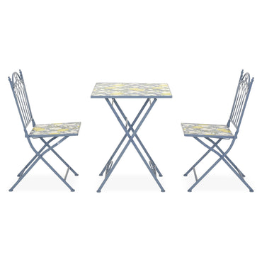 LIMONE Set mobilier terasă/grădină, 2 scaune și masă