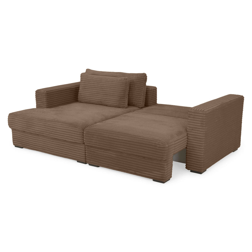 ERDING Colțar extensibil, șezlong stânga/dreapta, ladă depozitare inclusă, stofă