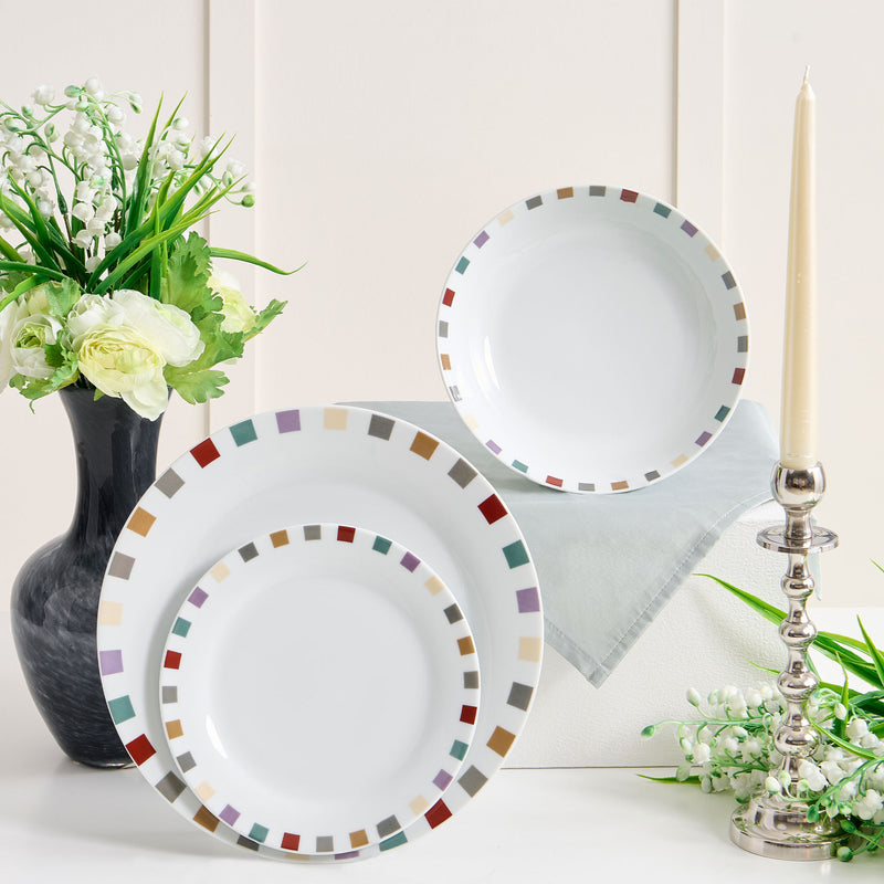 METROPOLITAN Set veselă, porțelan, 18 piese