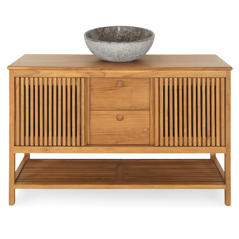 FUSION Set mobilier baie, mască lavoar și lavoar marmură