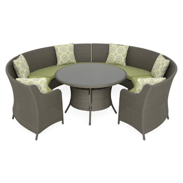 PASTO Set mobilier terasă/grădină, banchetă și masă