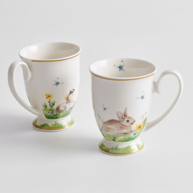 PRIMAVERA Set 2 căni, porțelan, 300ml