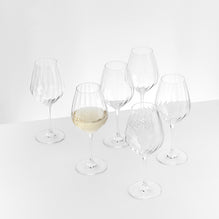 OPTICAL Set 6 pahare vin alb, 430ml