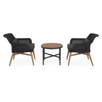 BEZIER Set mobilier terasă/grădină, 2 fotolii și măsuță de la Mobexpert