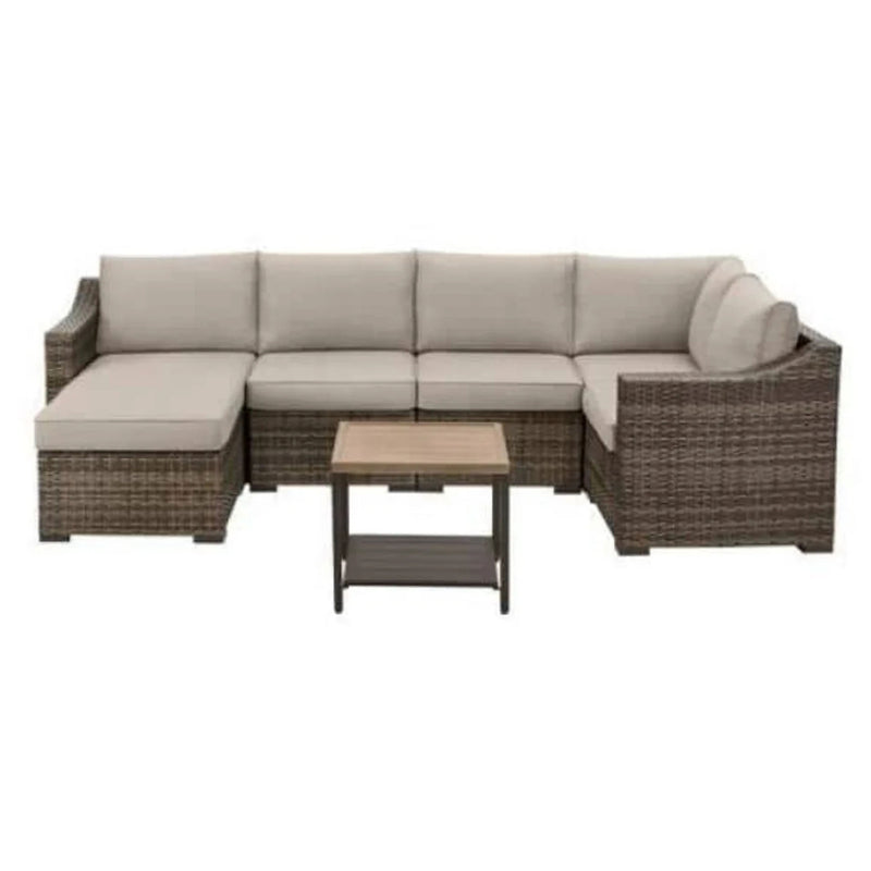 ELIAS Set mobilier terasă/grădină, colțar și măsuță