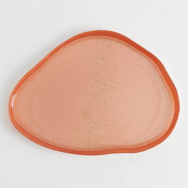 CLOUDY Farfurie fel principal, sticlă, L.29cm