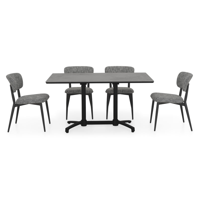 CLEO/NEXUS Set mobilier terasă/grădină, 4 scaune și masă