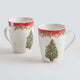 MAGIC CHRISTMAS Set 2 căni, porțelan, 360ml