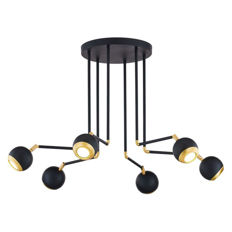 VILAR Lustră 6x10W GU10 LED
