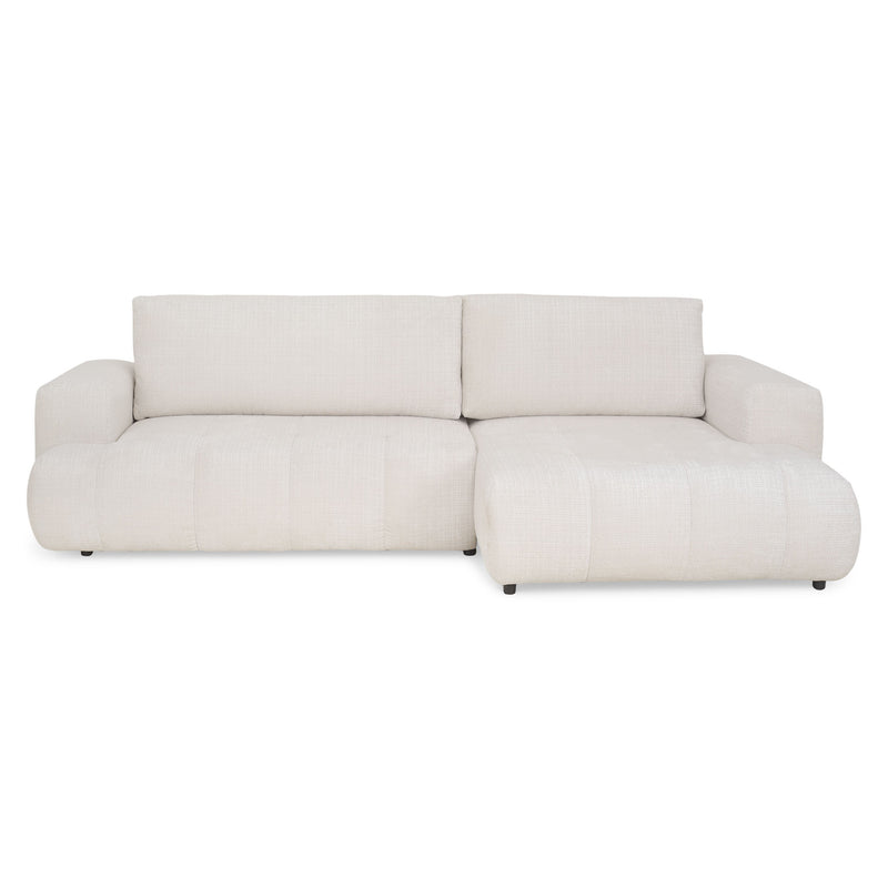 LAZIO Colțar extensibil, șezlong dreapta, stofă