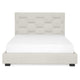 KAITLIN Pat tapițat, 160x200cm, somieră și ladă depozitare incluse