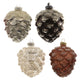PINECONE Set 4 globuri
